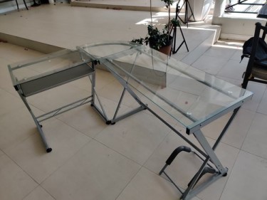 Glass Office Computer Desk Furniture