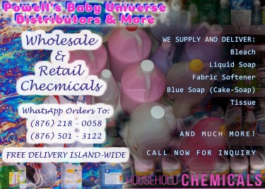 Household Wholesale / Retail Cleaning Chemicals