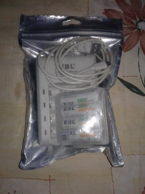 EBL Rechargeable Batteries And Charger