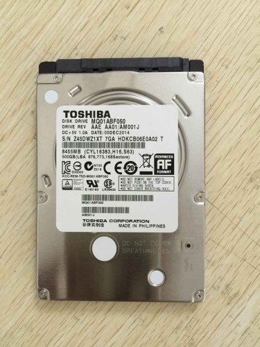NEW 500GB Toshiba 2.5