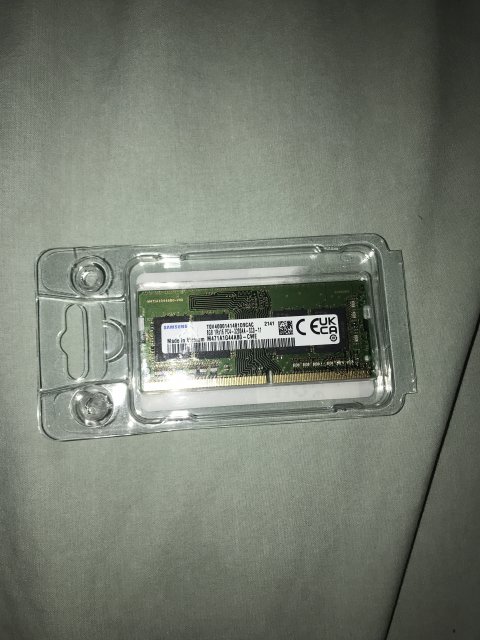 8GB 1Rx16 DDr4 Ram Stick