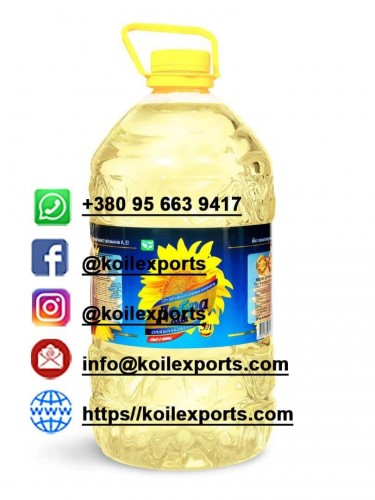 BOTTLE 5 Liter Sunflower Refined Oil