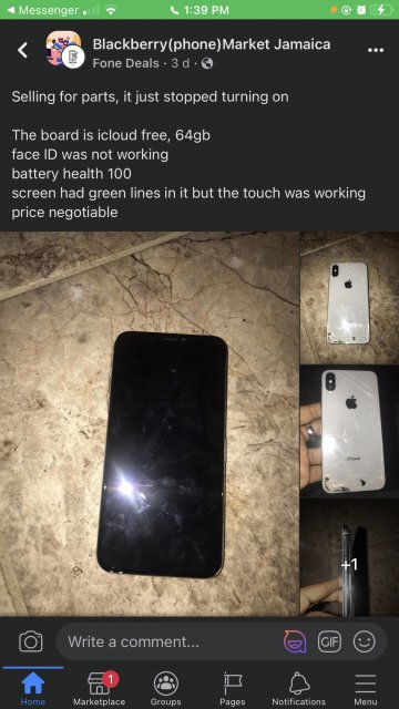 IPhone X For Parts