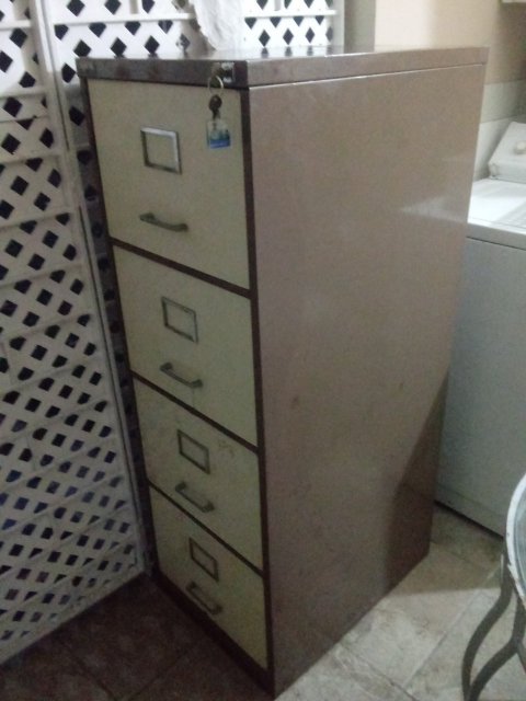 Filing Cabinet 4 Drawer With Lock