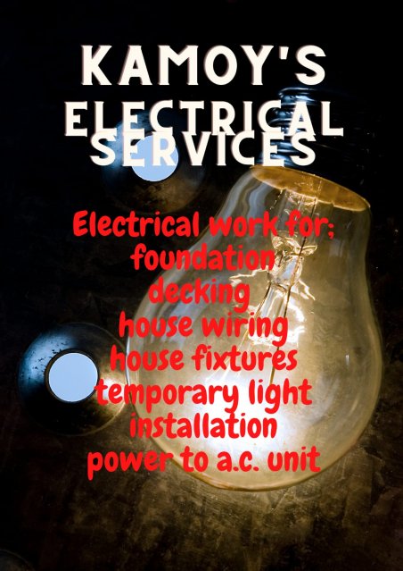 Kamoys Electrical Installation Service