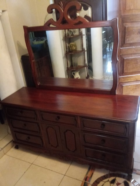 Solid Mahogany Dresser