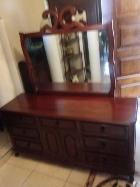 Solid Mahogany Dresser