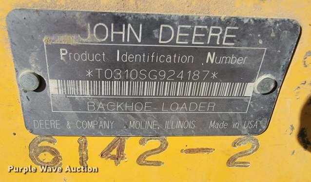 2003 John Deere 310sg Backhoe