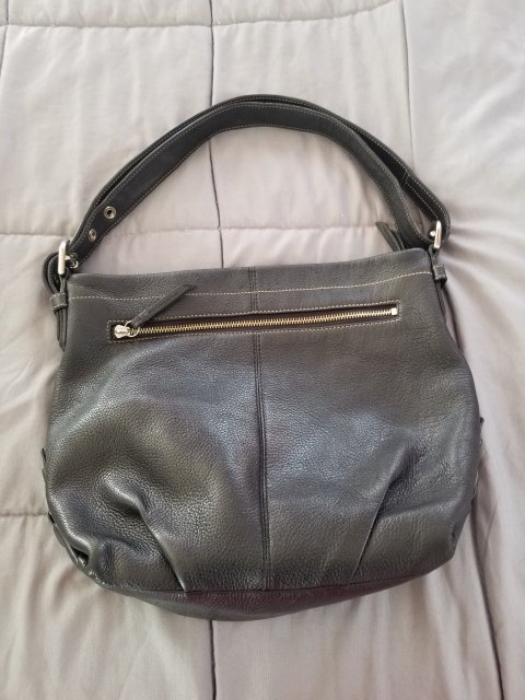 Black Coach Leather Handbag