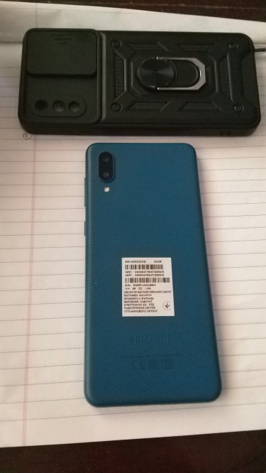 Samsung Galaxy Ao2 With Case