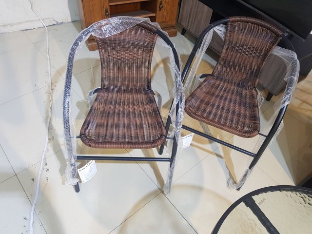 2 Single Patio Chairs