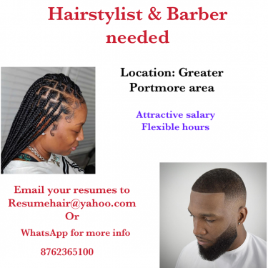 Full Time Job For Hairstylist/Barber