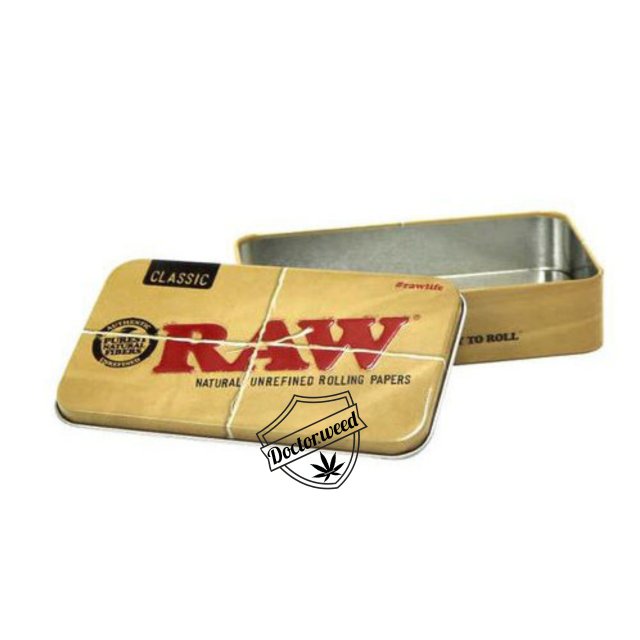 RAW Natural Metal Storage Tin Box