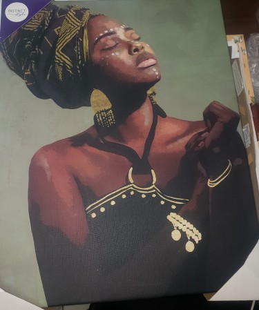 Strong Black Woman Wall Art - 15.5 X 20in