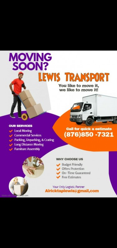 Lewis Transport Offer Item Removal 
