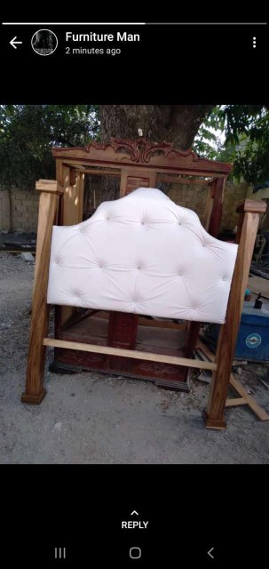 Headboard With Spanish Em Post (Done To Order)