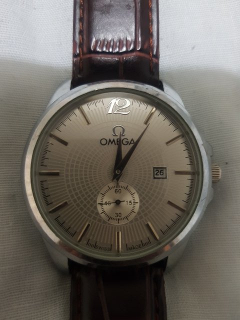 Omega Silver Wrist Watch