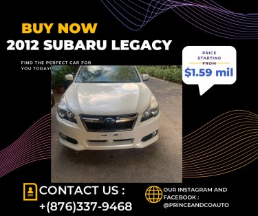 2012 Subaru Legacy Cars Kingston