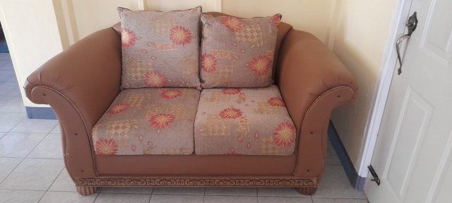 Leatherette Love Seat/two Seater For Sale