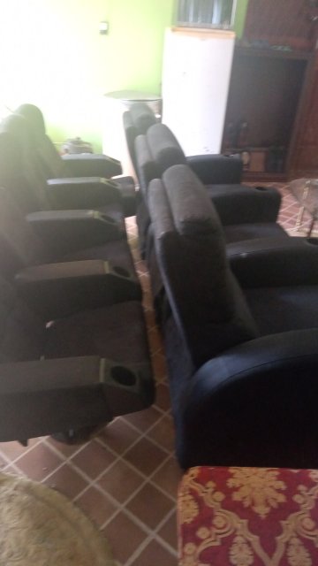 Home Theater 7 Seat Lazy Boy