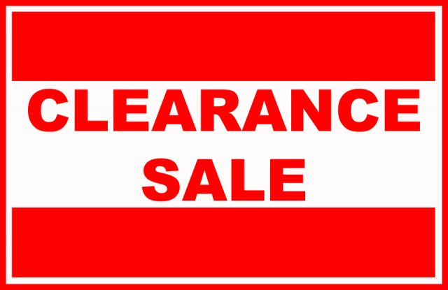 Stock Clearance Sale‼️