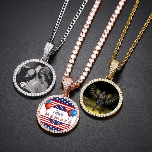 CUSTOMIZED STAINLESS STEEL PICTURE NECKLACE