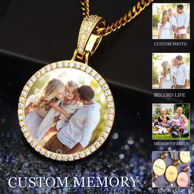 CUSTOMIZED STAINLESS STEEL PICTURE NECKLACE