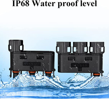 Solar Connectors 1Pair IP68 Waterproof150V 50 Amp
