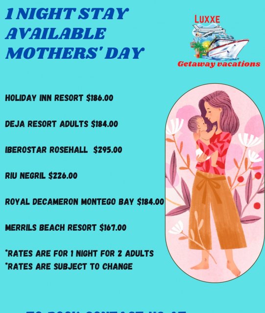 Mothers Day Hotel Rates