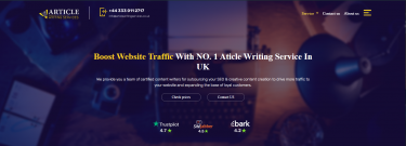 Article Writing Services UK At Your Service.