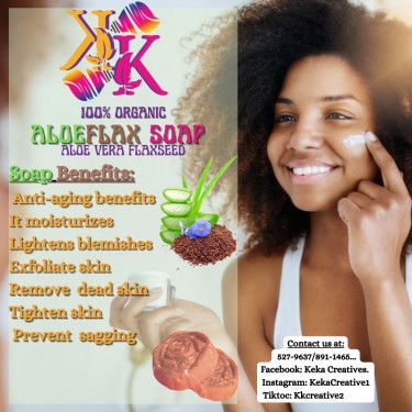 100% Organic Skin Care Soaps