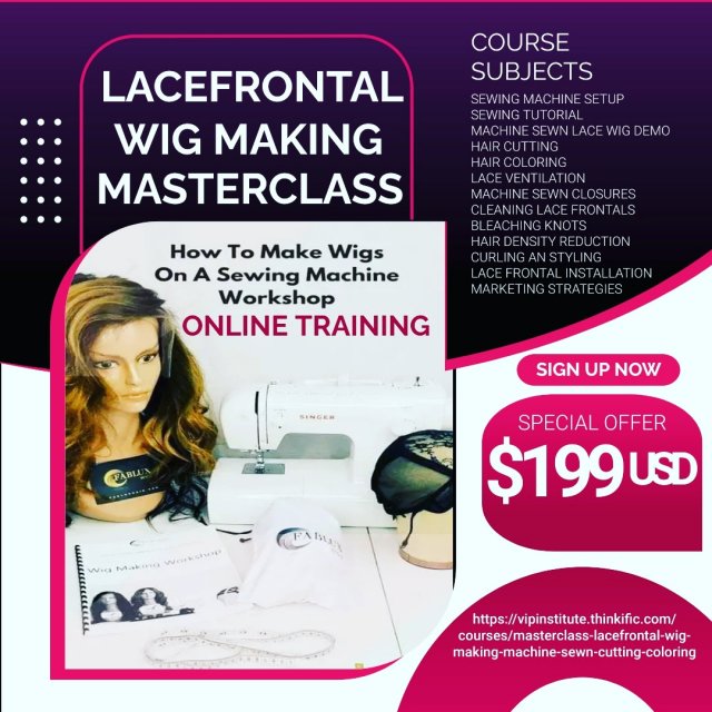 LACEFRONTAL WIG MAKING MASTERCLASS