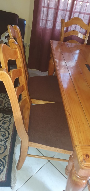 6 Chair Dining Table Just Refurbish Real Board