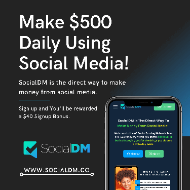 MAKE $500 USD Daily Using SOCIAL MEDIA/Get Started