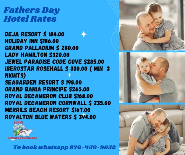 Father's Day Rates