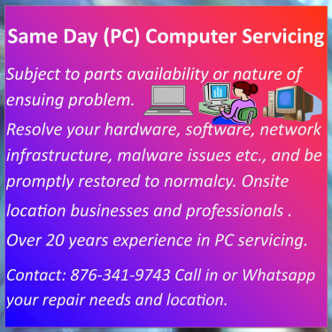 Same Day (PC) Computer Servicing