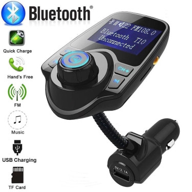Bluetooth FM Radio Transmitter For 12-24v Socket