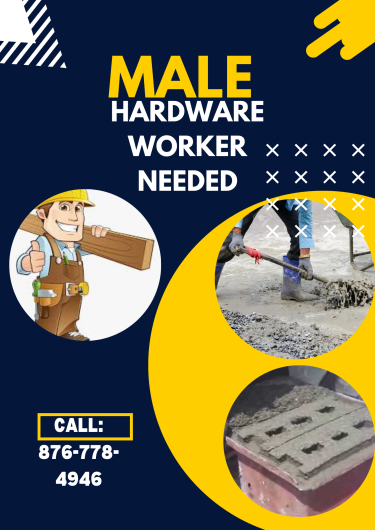 Male Hardware Casual Worker Needed