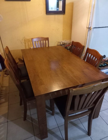 Dining Table And Chairs 7PCs
