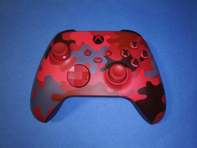 Xbox One X Red Camo Controller