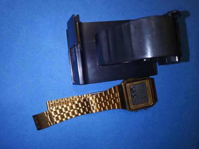 Gold Plated Real Casio Watch