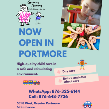 24 Hour Daycare Service Day Care Services 8 West, Greater Portmore