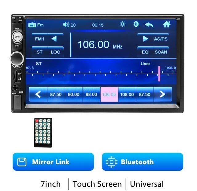7 Inch Bluetooth Car Stereo With Remote