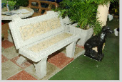 BEAUTIFUL CUSTOM CONCRETE BENCHES FOR SALE 