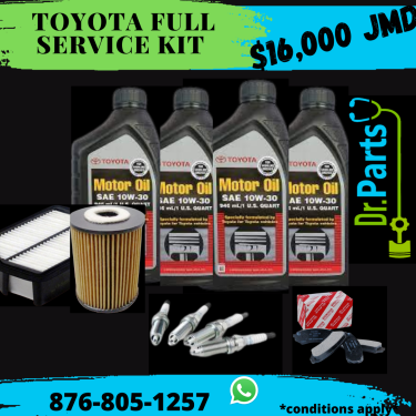 TOYOTA FULL SERVICE KIT @Dr Parts 876-805-1257 Auto Parts 64 Mannings Hill Road