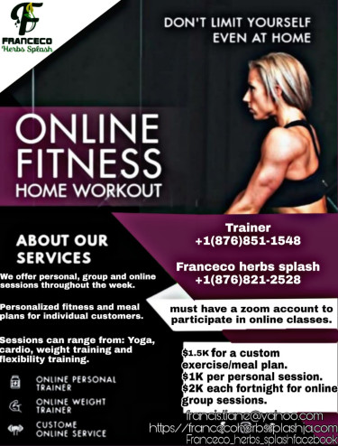 Franceco Herbs Splash Online Fitness Home Work Out