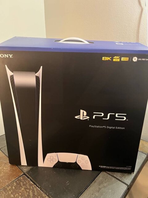 Sony PlayStation 5 With 2games 2 Controllers
