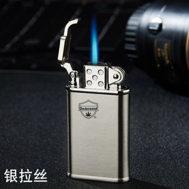 Blue Flame Lighter Metal