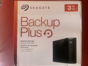 3TB Seagate Desktop USB3.0 External Backup Plus Ha