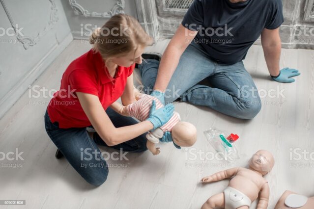 Cpr Manikins Baby , Man And Child